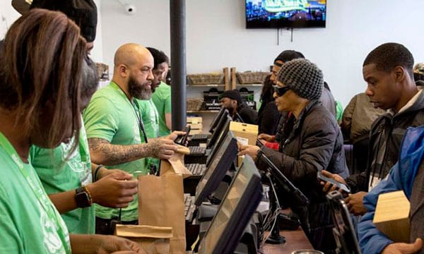 checkout at a dispensary