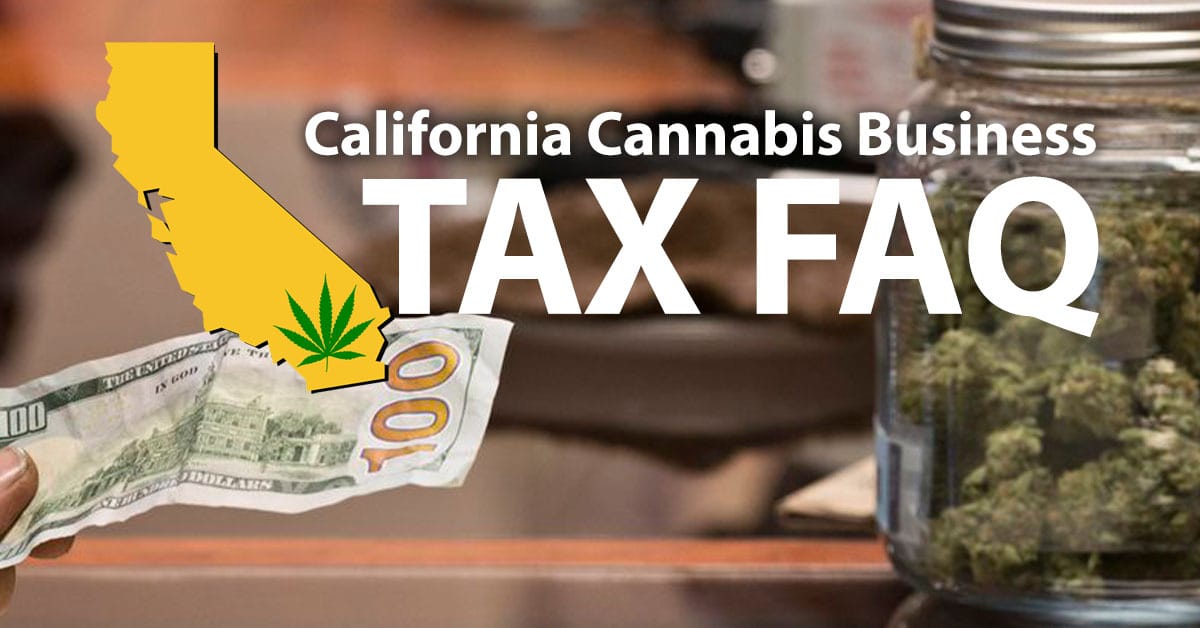 california cannabis business tax